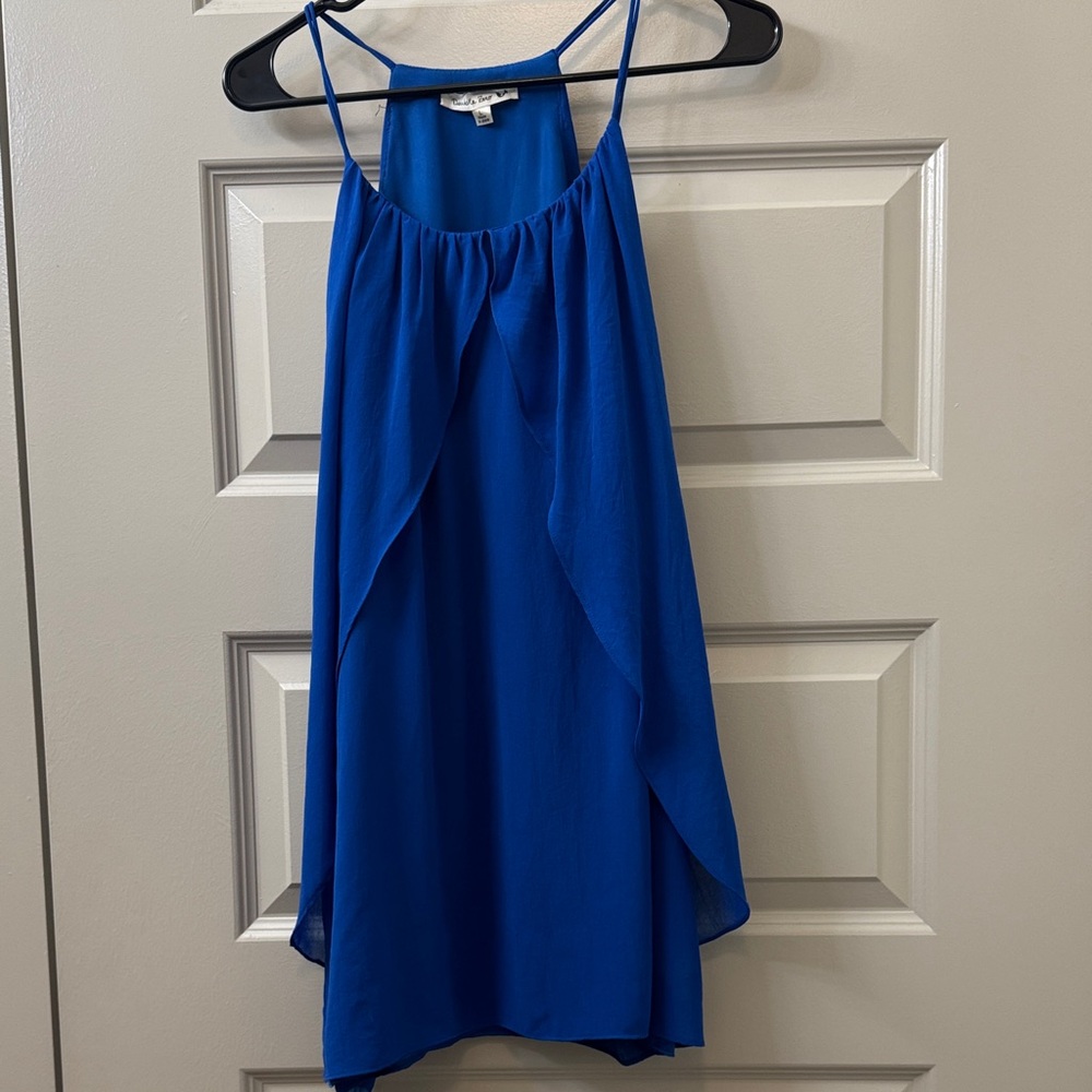 Blue Sleeveless Top
